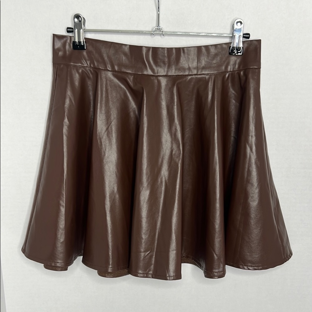Chocolate Brown Mini Skirt Size S